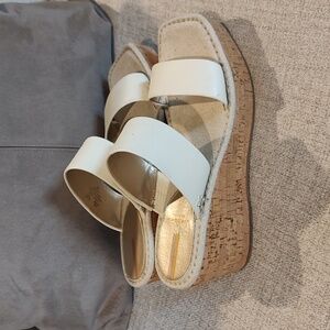 Sam Edelman Alissa Leather Sandal, White/Cream 8.5M